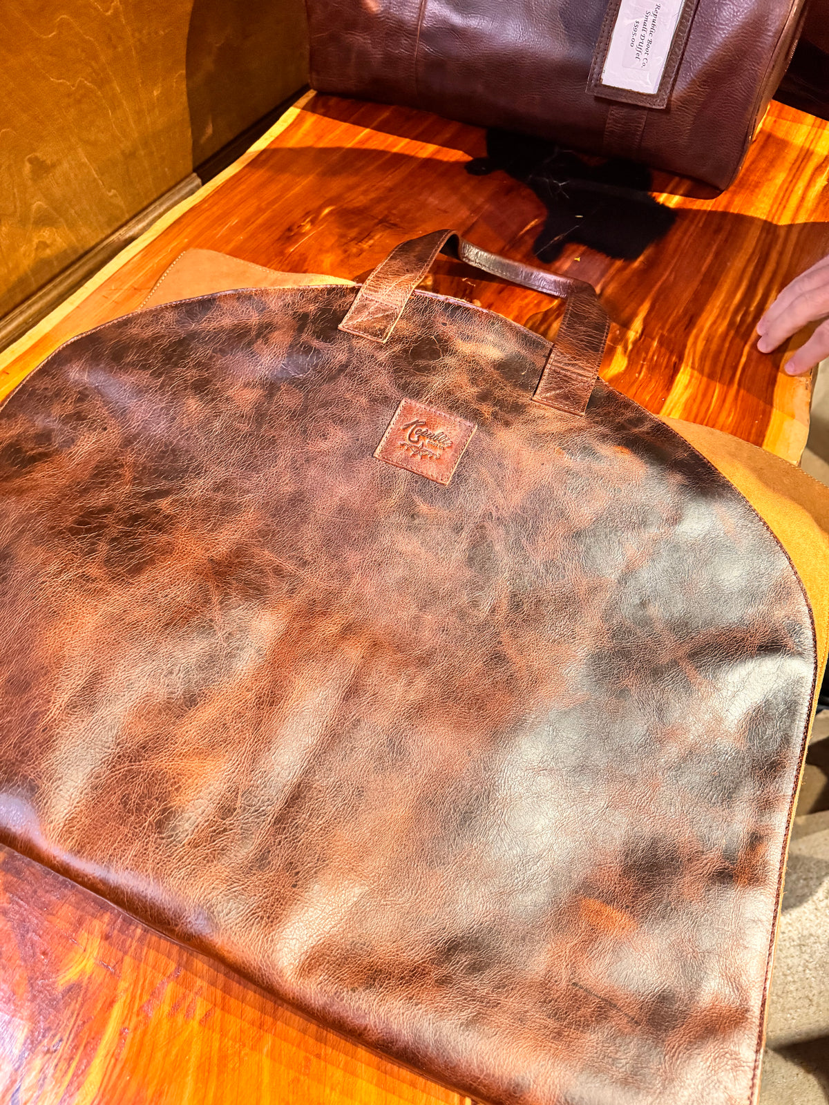 Leather Garment Bag
