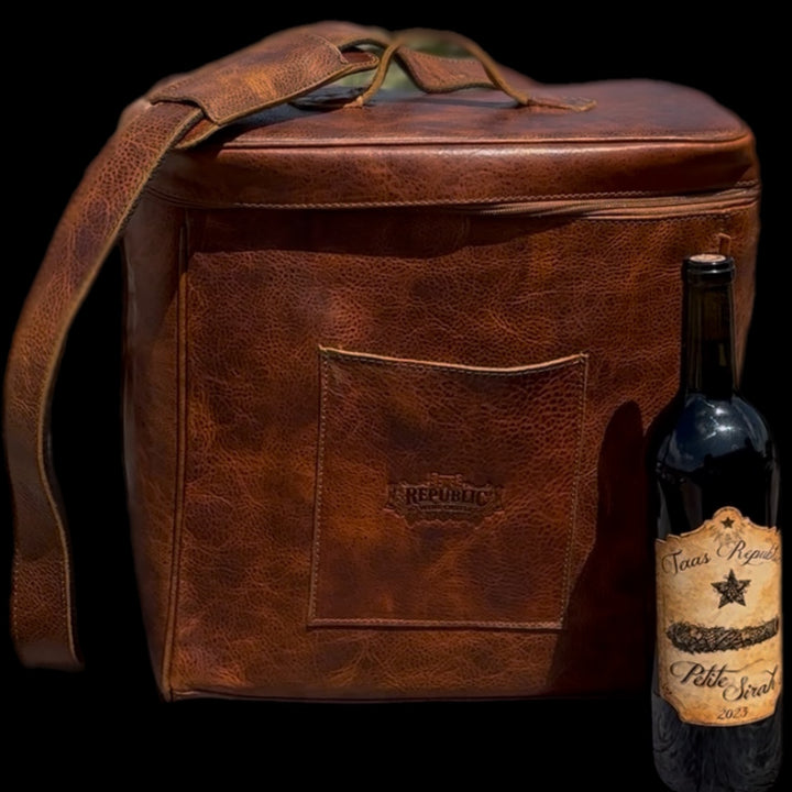 Wine Bag (6 Bottle) - Oil Tanned