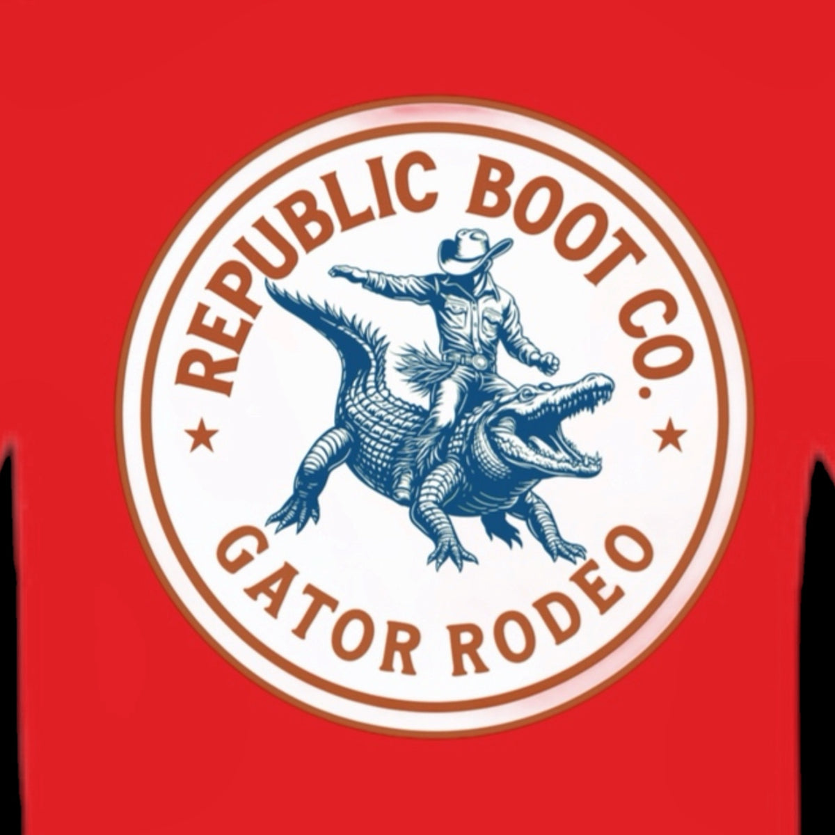 Gator Rodeo - Red Tri-Blend