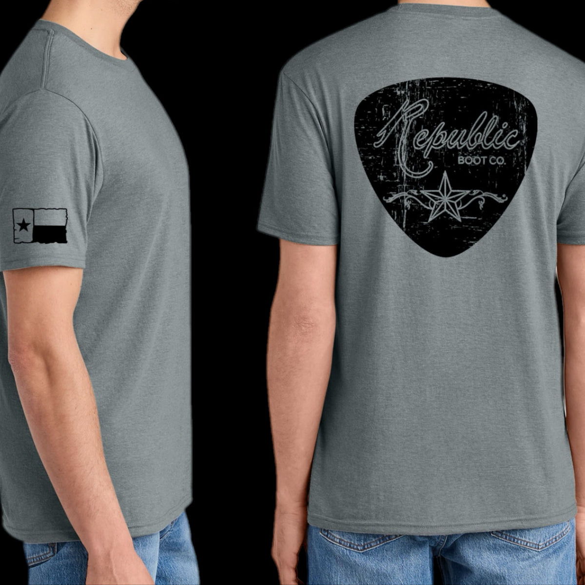 Texas Music - Gray Tri-Blend