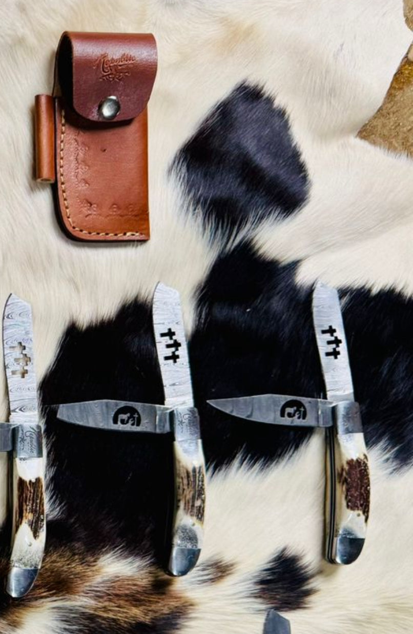 Christian Cowboy Pocket Knife