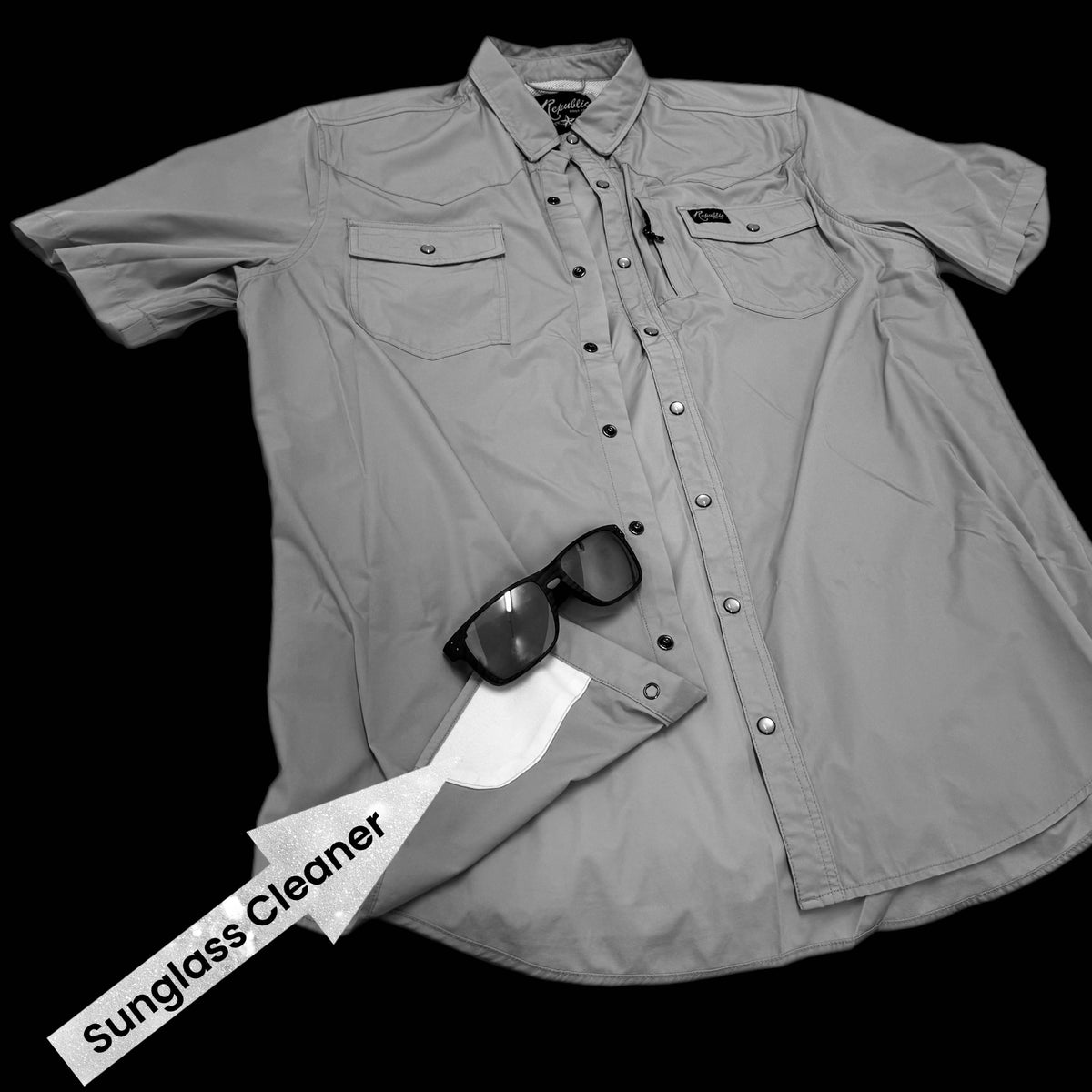 Gray Performance Shirt - Short Sleeve