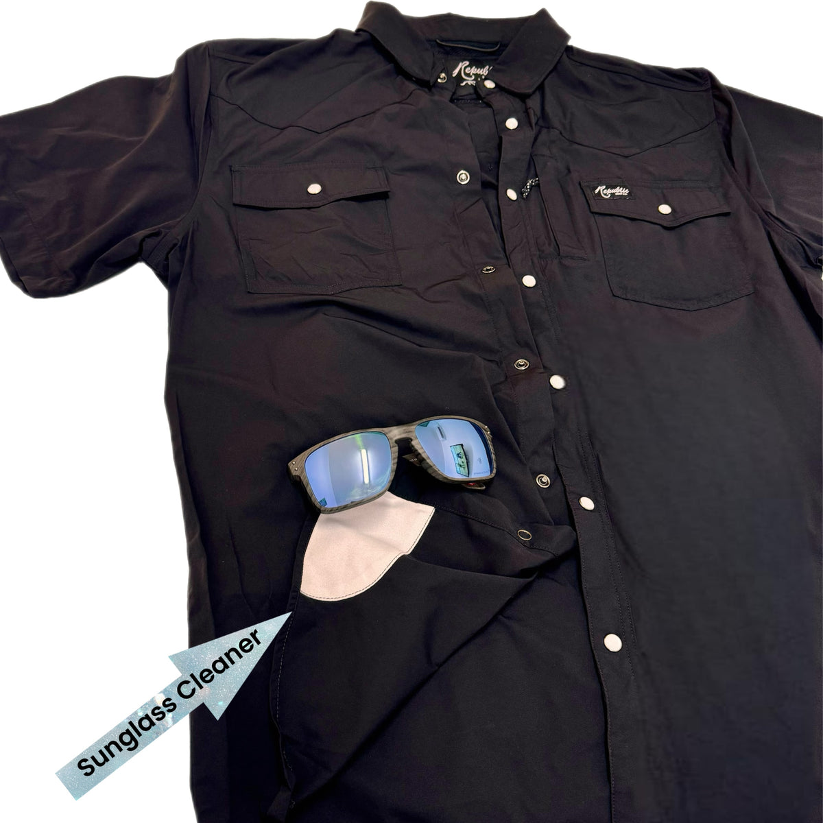 Performance shirt pocket and accessory features