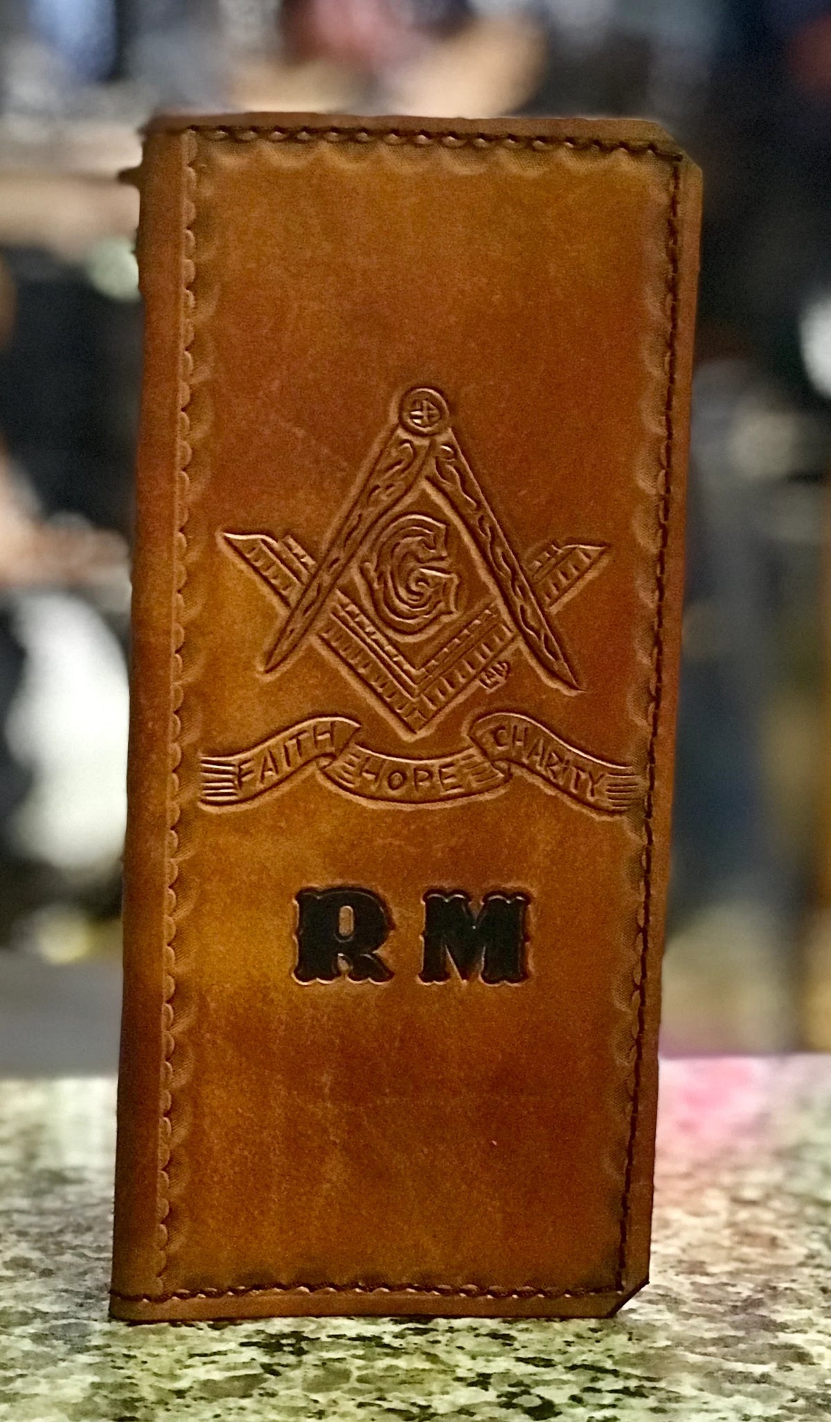 Handmade Custom Leather Items - All Handmade in Texas. Boot Jack, Tally Book, Pistol Case, Holster