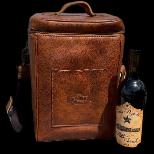 Wine Bag (4 Bottle) - Oil Tanned