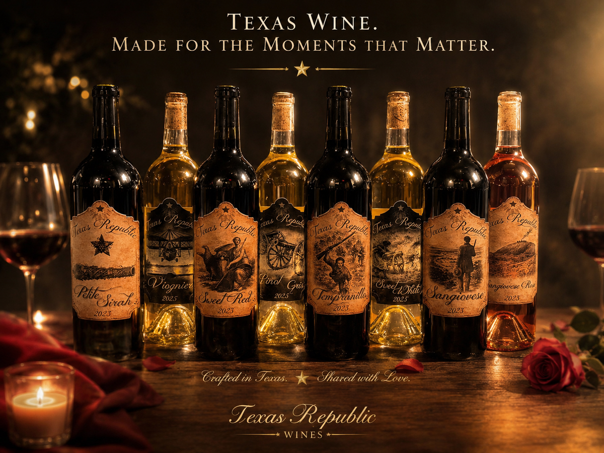 Texas Republic wines by Conrad Family Wines