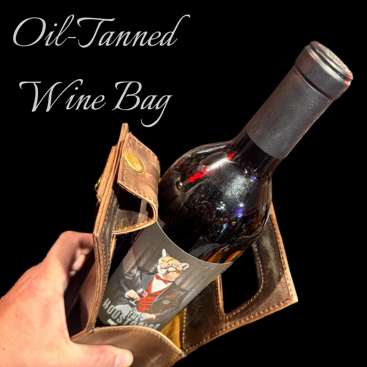 Wine Bag (Single) - Oil Tanned
