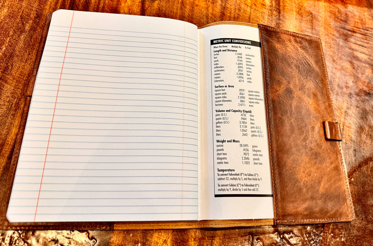 Leather Journal - Premium Nicotine Calf