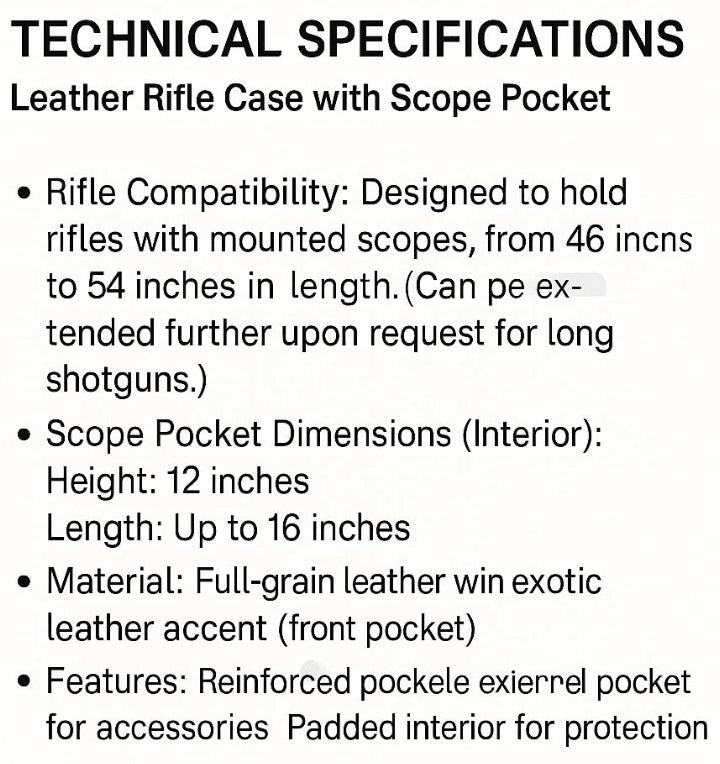 Bison Cowboy Rifle Case