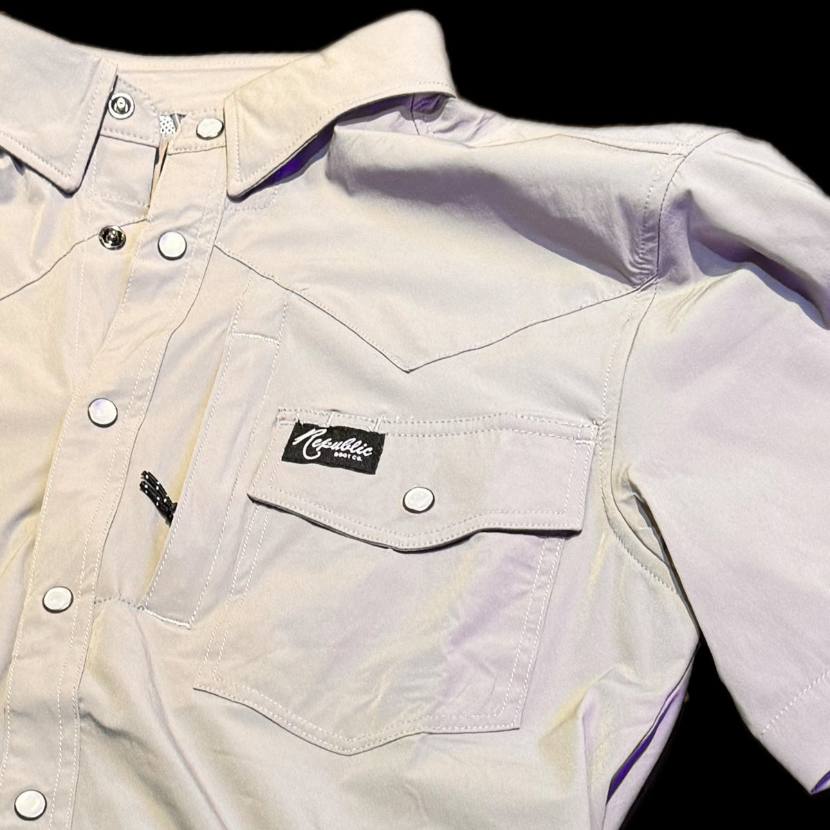 Gray Performance Shirt - Short Sleeve