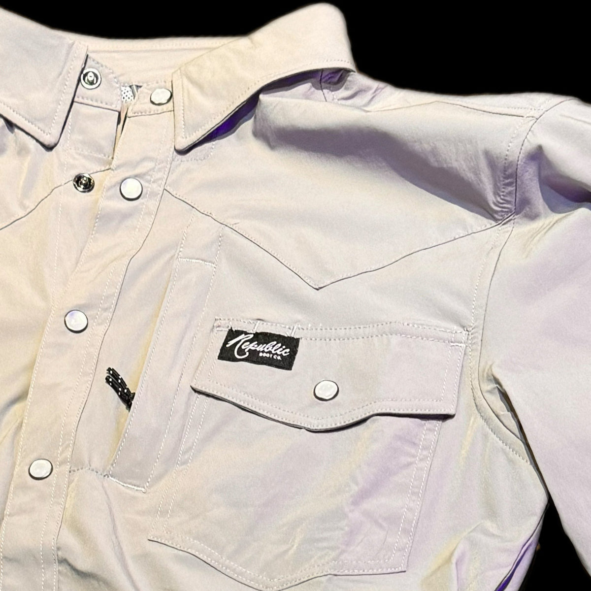 Gray Performance Shirt - Long Sleeve