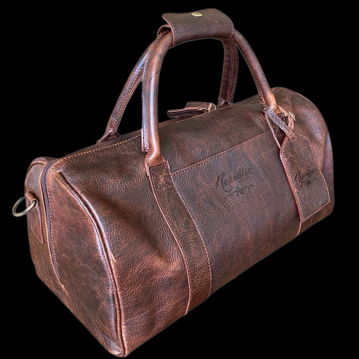Premium Leather Small Duffle Bag