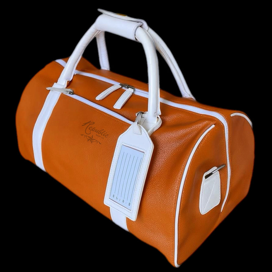 Premium Leather Small Duffle Bag