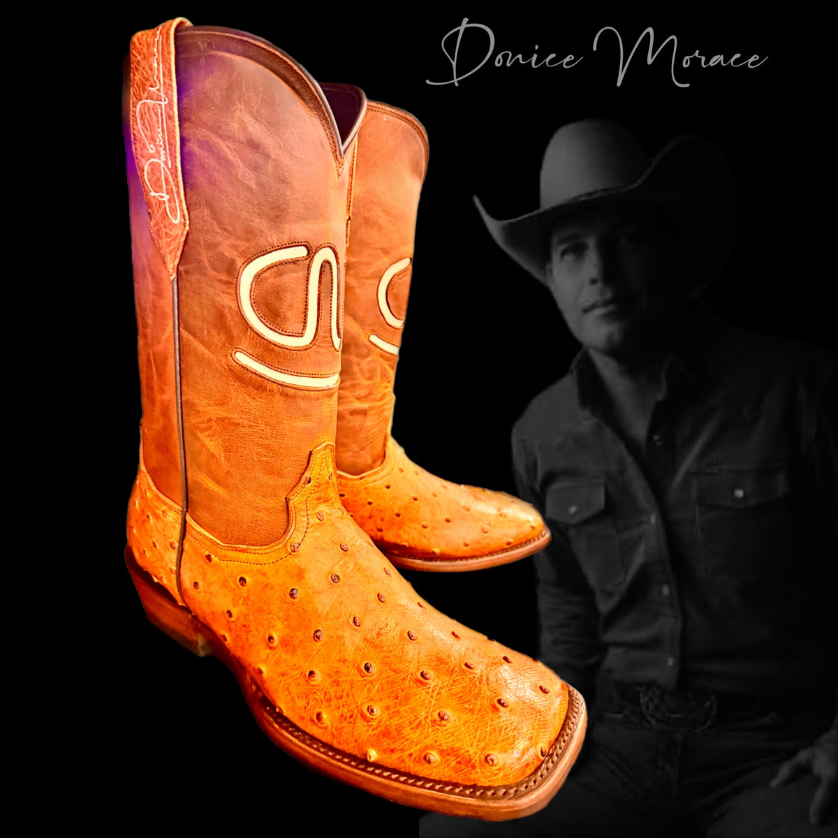 Donice Morace - Cognac Ostrich (Made to Order)