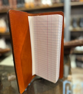 Custom Leather Tally Book (Laser Etched)