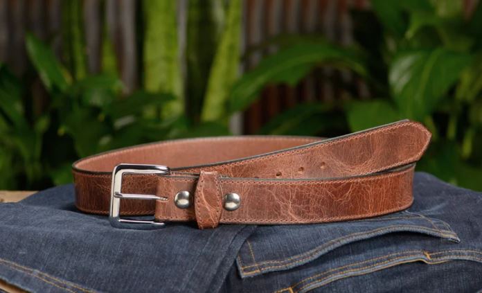 Oil-Tanned Water Buffalo Full Grain Belt
