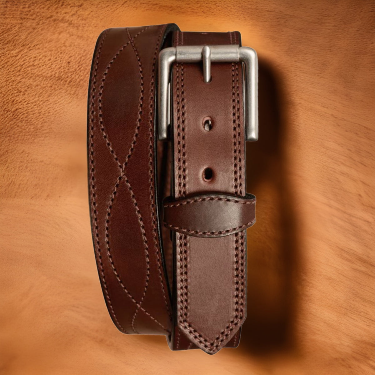 Cowboy Stitch Full Grain Belt