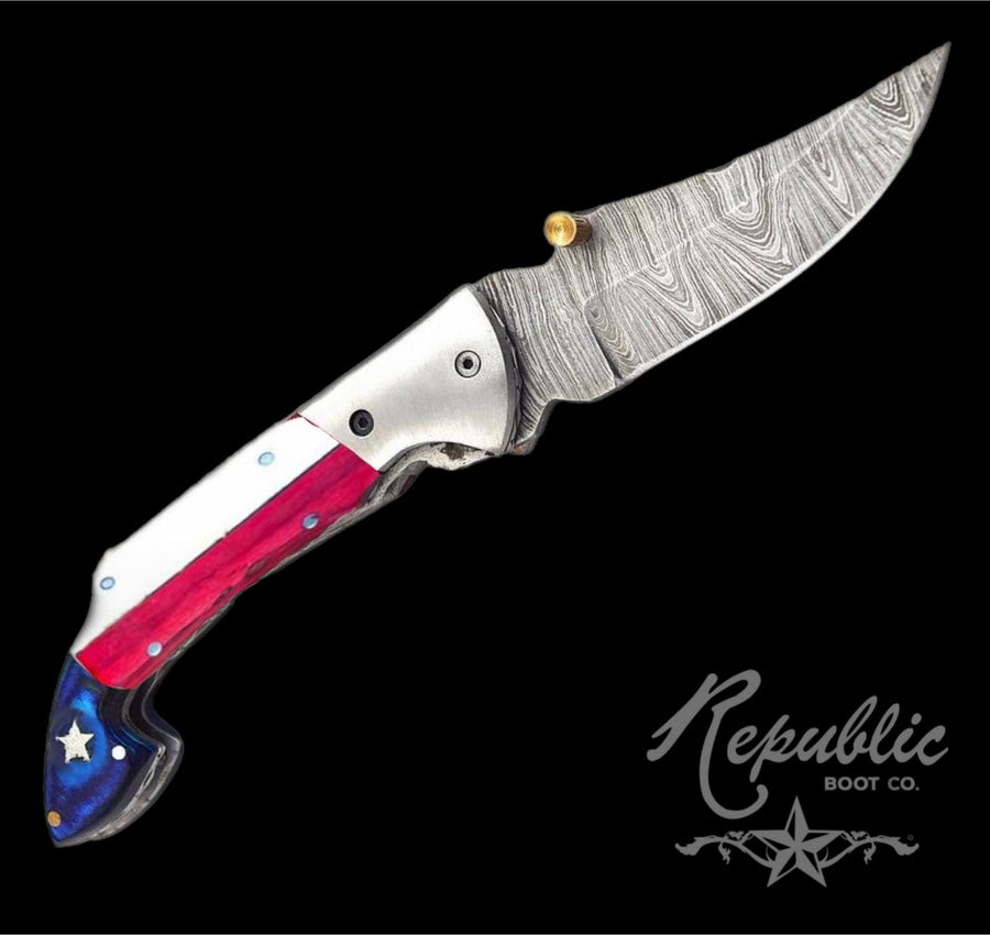 Handmade Texas Flip-Open Knife