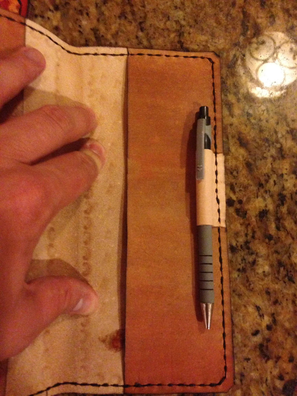 Handmade Custom Leather Items - All Handmade in Texas. Boot Jack, Tally Book, Pistol Case, Holster