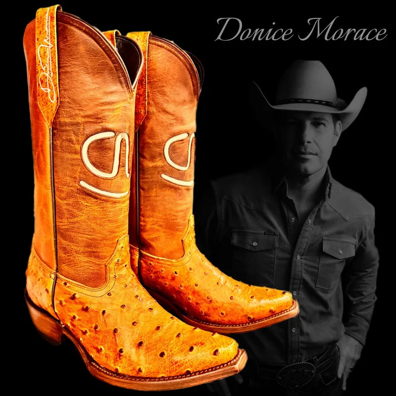 Donice Morace - Cognac Ostrich (Made to Order)
