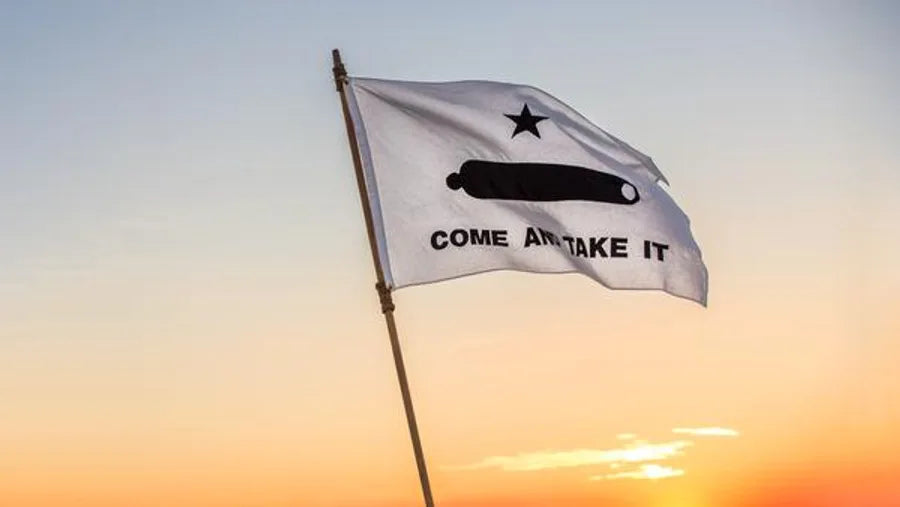 Texas flags